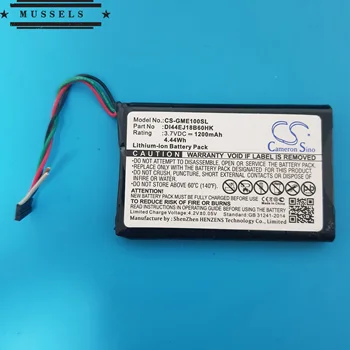 

Original size battery 3.7v 1200mah 4.44Wh CS-GME100SL for GARMIN 010-01161-00 EDGE 1000 Bicycle stopwatch battery repairpart