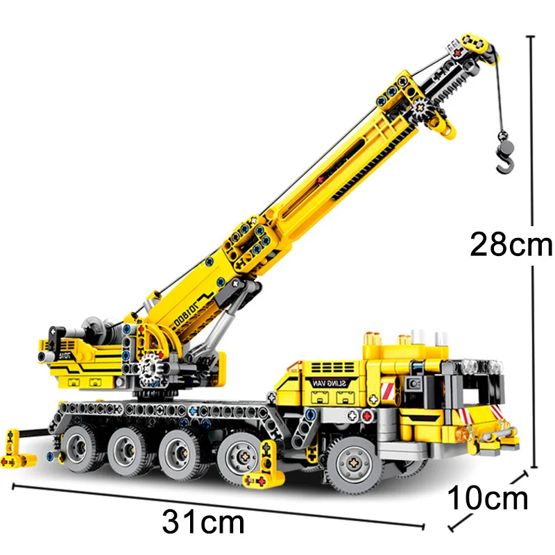 Грузовик кран техника городской инженерный автомобиль модель автомобиля