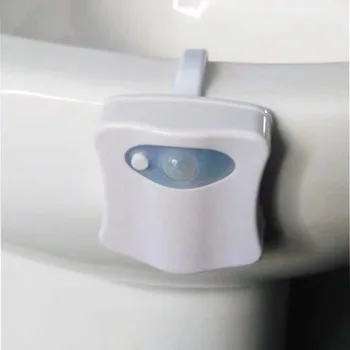 

Creative 8-Color Night Lighting Color Changing Small Night Lamp LED Multi-functional Children's Toilet Hanging Toilet Cover Sens