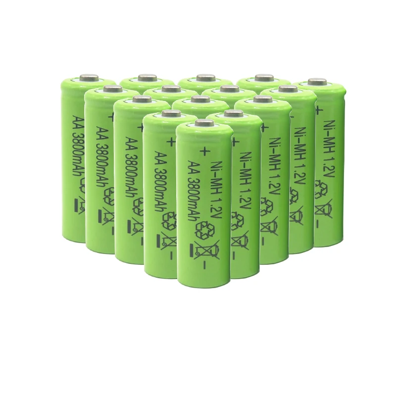 

6PCS/LOT High Quarity 1.2V aa Ni-MH 3800mAh AA Rechargeable Battery Batteries AA Rechargeable Battery