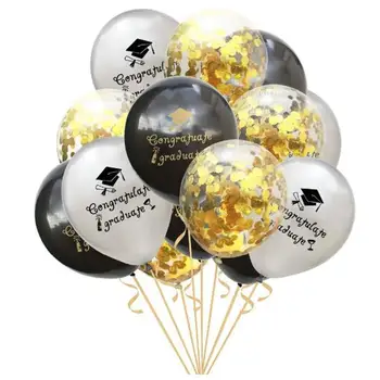 

15pcs 12inch School Graduation Party Decorations Balloons Latex Balloon Set 2019 Party School Decoration Supply