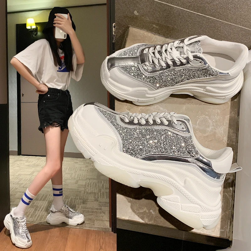 

Women's Sneakers Summer 2019 shoes Shoes On Platform Casual Woman Womens Trainers Woman-shoes New Thick Running Fashion