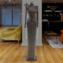 Ближний Восток женские мусульманские Вечерние платья Формальные с длинным рукавом кафтаны Robe De Soiree Дубай арабские платья для вечеринок для свадеб