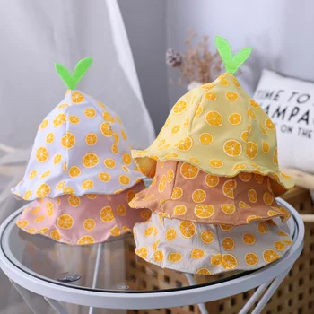 

Kids Baby Summer Sun Hat Children Cotton Bucket Hat Toddler Girls Boys Bow Dot Fisherman Hat Beach Cap