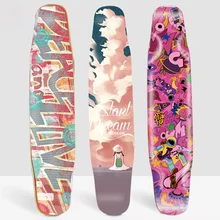 Aesthetic Beginners Skateboard Anime Design High Quality Skateboard Longboard Complete Skateboard Fille Fitness Equipment