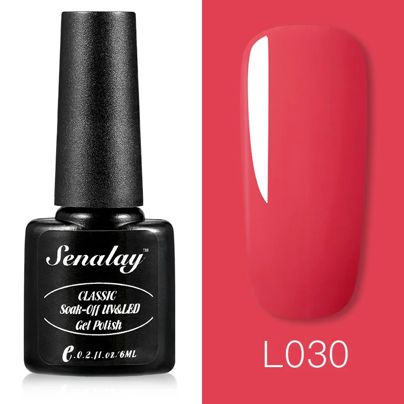 RE12-L030 SENALAY Гель-лак для ногтей, Лаки, основа, верхнее покрытие, Полупостоянный УФ светодиодный гель для ногтей, маникюрный набор для ногтей - Цвет: RE12-L030