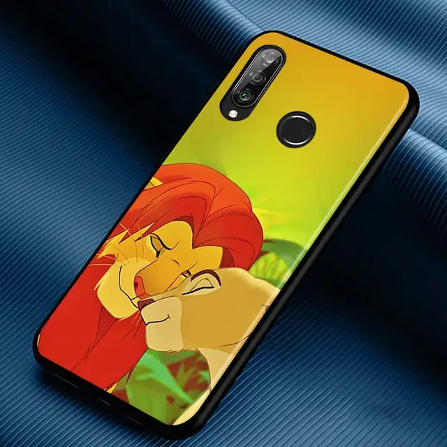 The Lion King Silicone Phone Case for Huawei P30 P20 P40 Lite E Pro P Smart Z Plus 2019 P10 P9 Lite Black Cover Style 15