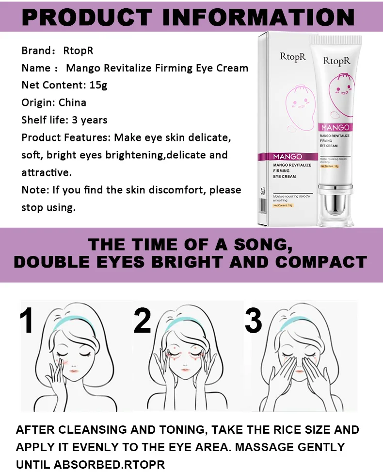 mango revitalize firming eye cream