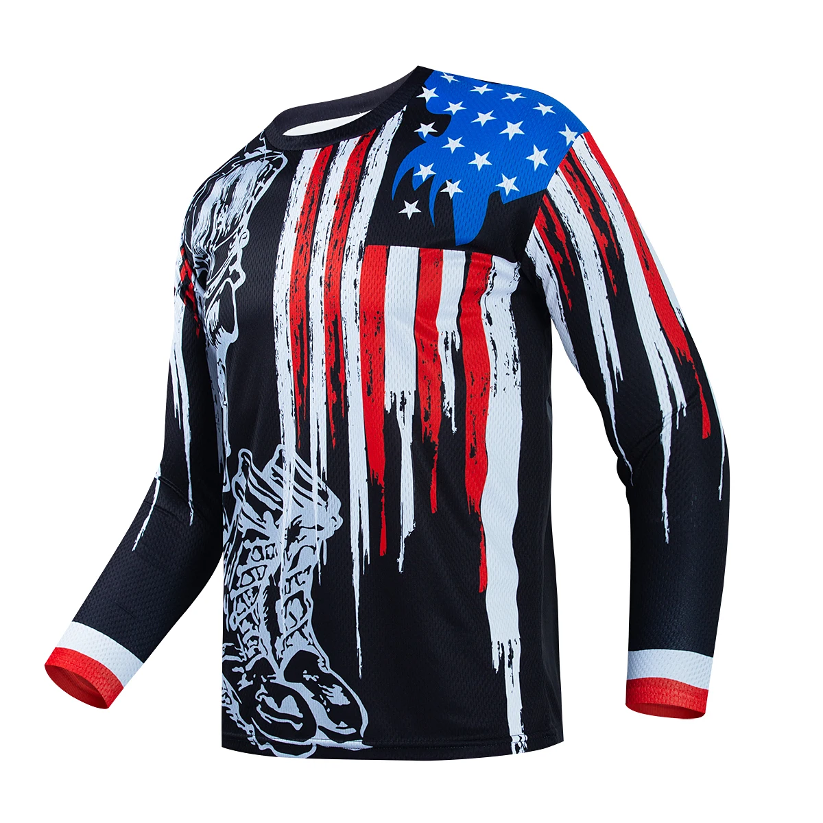 KEYIYUAN Downhill Jersey MTB Motocross Shirt Bike Long Sleeve Cycling T-shirt Racing Clothing Uniforme Equipment Maillot | Спорт и
