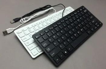 

General USB Cable Mini Small Keyboard K1000 Wired Keyboard Keyboard Chocolate Button Computer Keyboard Keyboard Wholesale