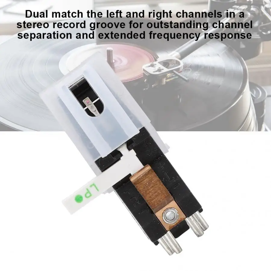 

Ruby and Sapphire Dual Needle Stereo Stylus Turntable Cartridge Accessory Magnetic Cartridge Stylus replacement Record player