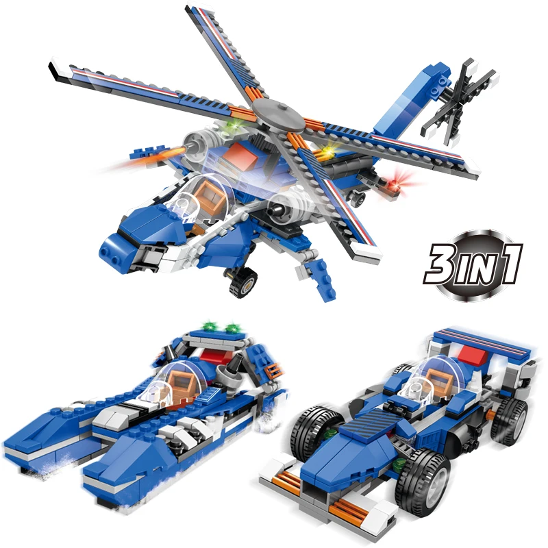 car and helicopter toy