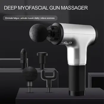 

4 Heads 3200r/min Massage Gun Percussion Deep Tissue Muscle Vibration Relaxing Massager Muscle Vibrating Relaxing