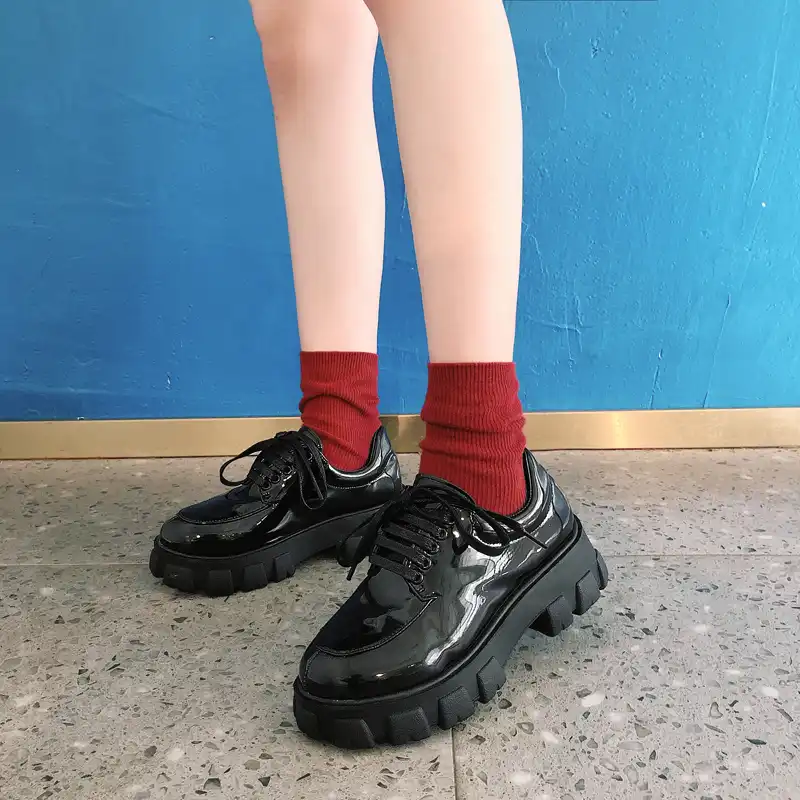 chunky sole brogues womens