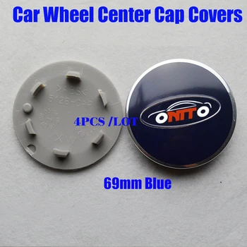 

4PCS Original 69mm 6.9CM ABS for Ford Kuga Fusion Fiesta Transit Mustang Auto Logo Car Wheel Hub Center Caps Covers Badge
