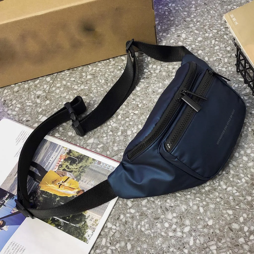 CONEED Fashion Waist Packs Unisex Large Capacity Sports Messenger Shoulder Bag Pouch For Women Run Outdoor Sports Chest Bag