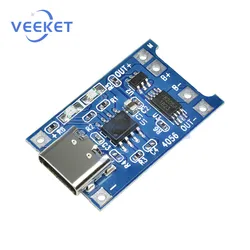 Module de chargeur de batterie au Lithium TC4056A TYPE C USB 5V 1A, carte de charge avec fonctions de Protection PCB pour Arduino, bricolage, 5 pièces 