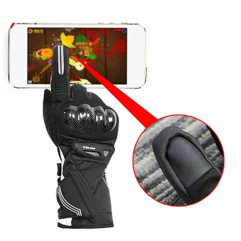 

Cycling Gloves Full Finger Thick Thermal Touch Screen Windproof Waterproof Motorcycle Riding Protective Glove Accessories GMT601