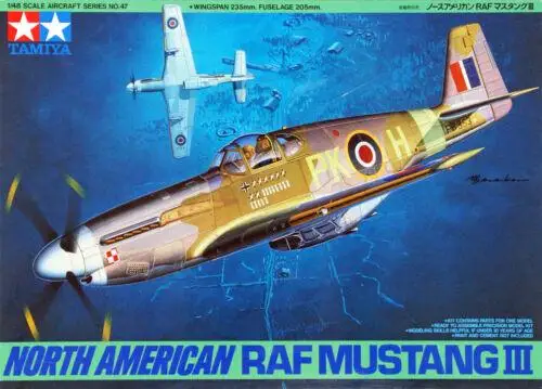 Модель Tamiya 61047 Северная Америка 1/48 Раф Мустанг III комплект самолета эскала |