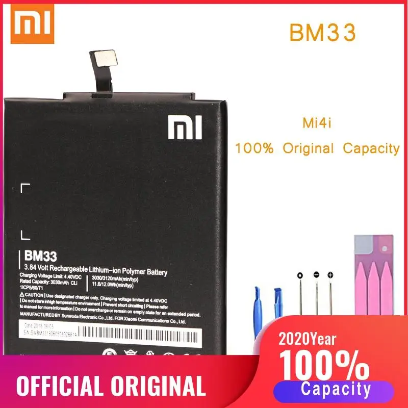 Аккумулятор для телефона Xiaomi Mi 4i BM33 сменная батарея M4i Mi4i|Аккумуляторы мобильных