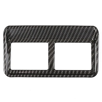 

Carbon Fiber Rear Door Switch Control Button Panel Cover Trim Car Accessories for Jaguar XF XE XFL F-PACE 2016-2019