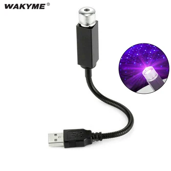 

WAKYME LED Car Roof Star Night Light Projector Atmosphere Galaxy Lamp USB Decorative Lamp Adjustable Multiple Lighting Effects