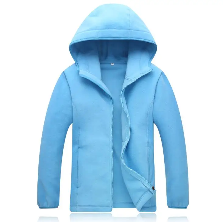 Women Blue Мужская и женская уличная флисовая куртка с капюшоном, теплые Утепленные Пальто для альпинизма, катания на лыжах, туризма, пара курток, настраиваемые, с логотипом - Цвет: Women Blue
