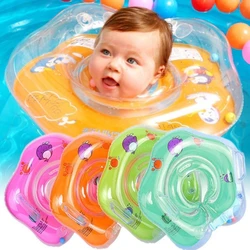 Tube de natation pour bébé, anneau de cou, sécurité infantile, flotteur de bain, accessoires gonflables d'été 