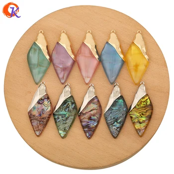 

Cordial Design 20Pcs 22*51MM Jewelry Accessories/Colored Natural Shell/Charms/Hand Made/DIY Pendant/Earring Findings/Resin Bead