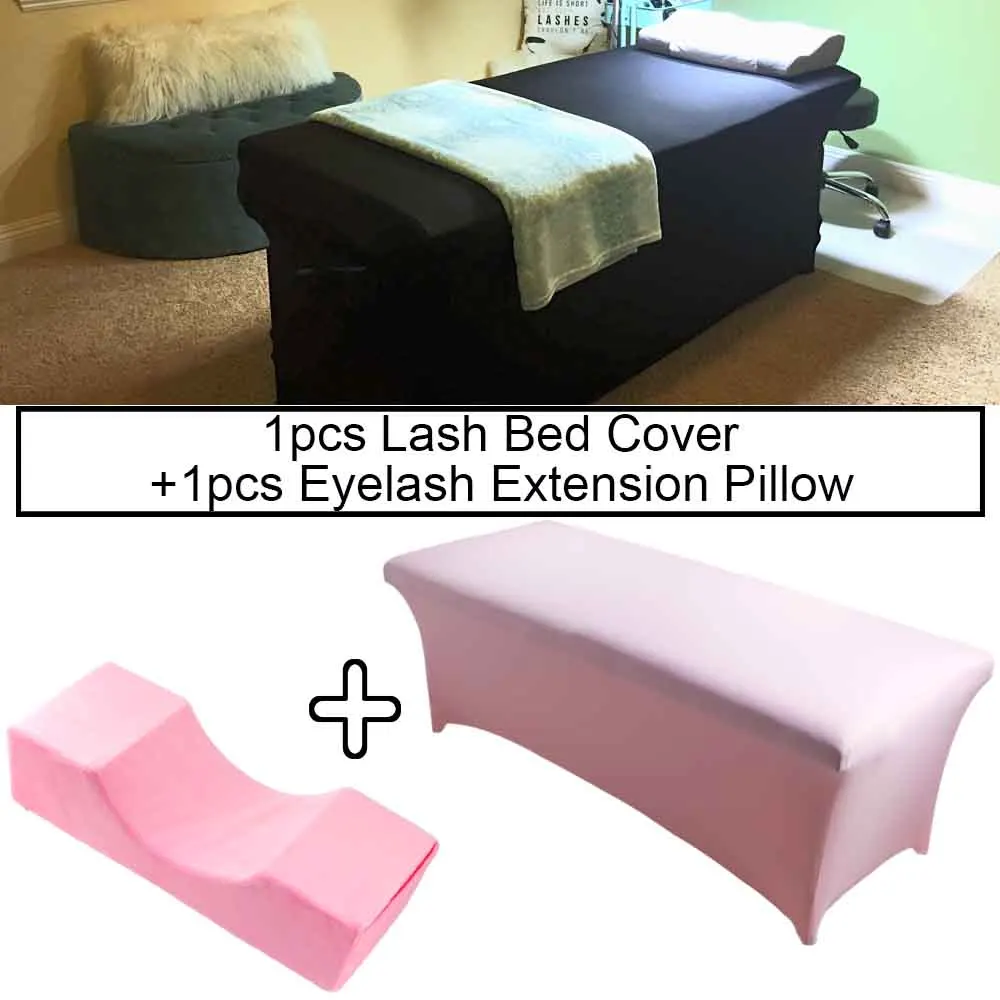 

Lash Pillow Memory Foam Eyelash Extension Pillow 1pcs Elastic Lash Bed Cover For Grafting Eyelashes Makeup Tools Beauty Salon