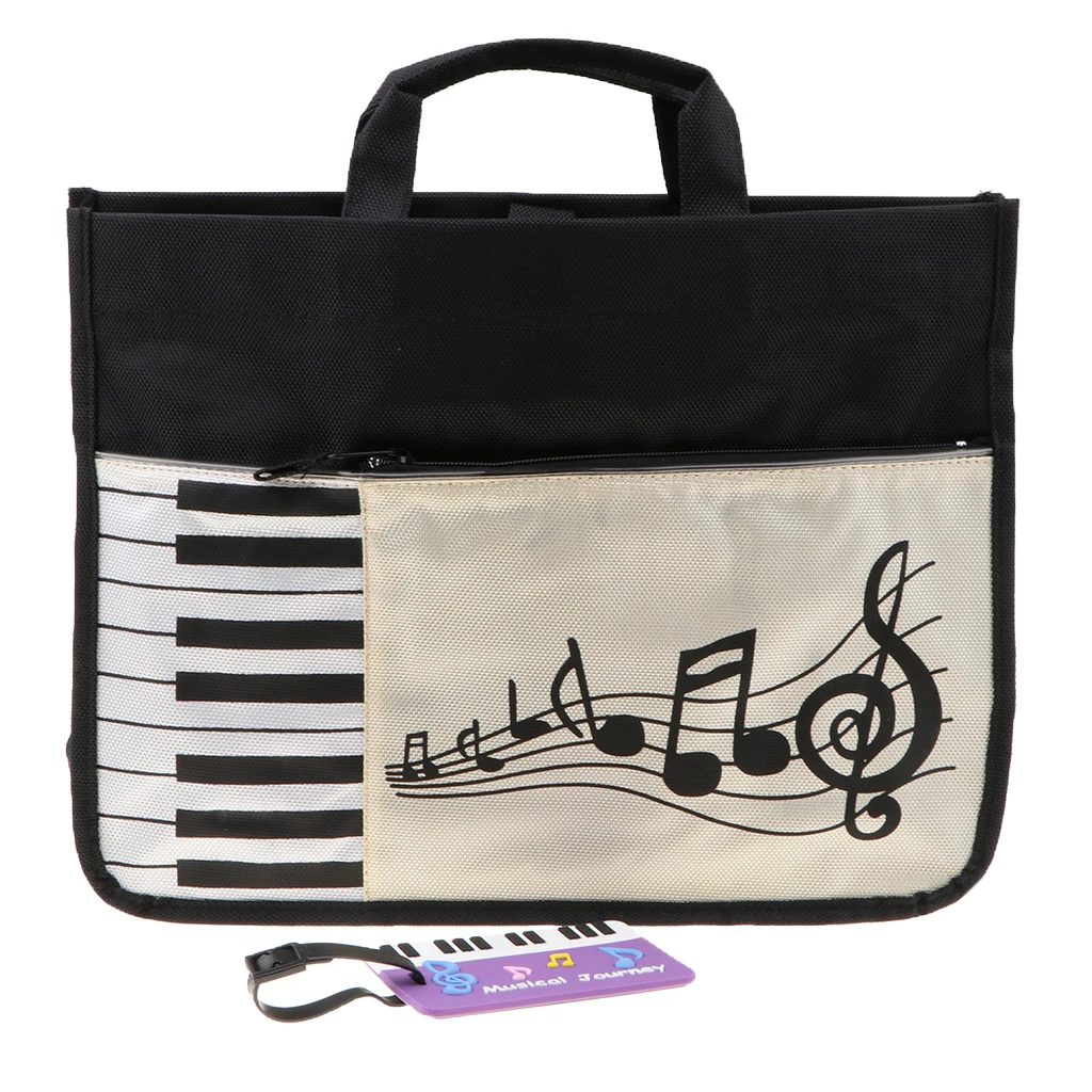 Musical Instrument Piano Keyboard Handbag Shoulder Bag Satchel Bag