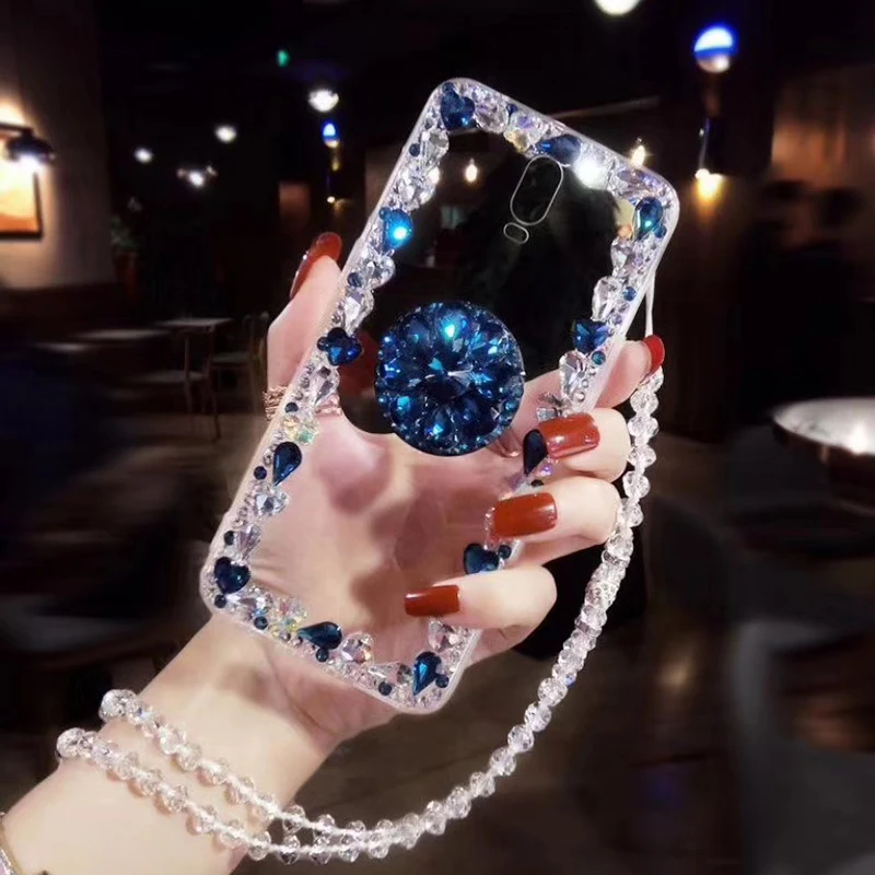 Роскошный сверкающий Алмазный чехол для телефона iphone11 11pro 11promax с браслетом Для