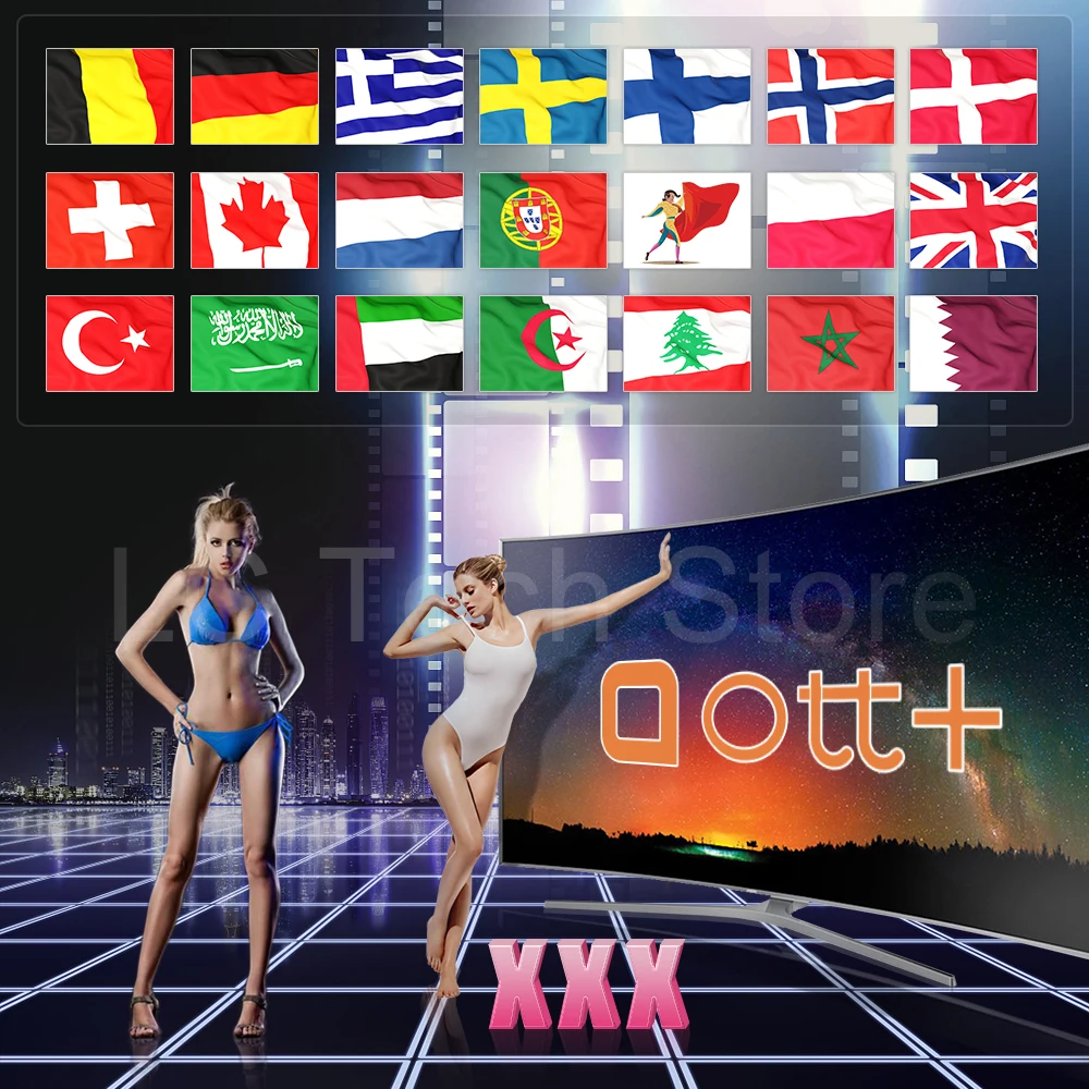 

IP Arabic UK USA Android Tv Box With XXX IP Germany Belgium Netherlands Dutch Support M3u Smart Tv PC IP Xxx TV No App Included