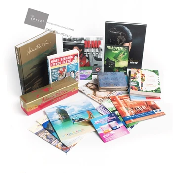 맞춤 인쇄 디자인 서비스 A4 브로셔 소책자 전단지 개인 카탈로그 인쇄 승마 손톱 및 접착제 A4