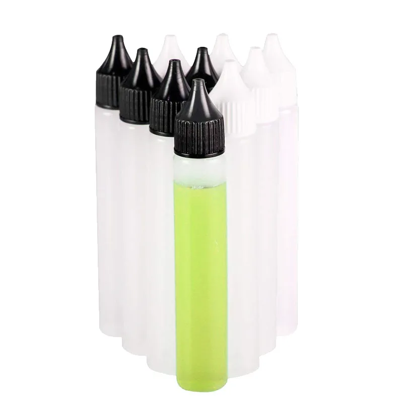 

7pcs 30ml Empty Bottle E Liquid Bottle Pen Style Eye drop Bottle Pen Style Plastic Needle Bottle free shipping