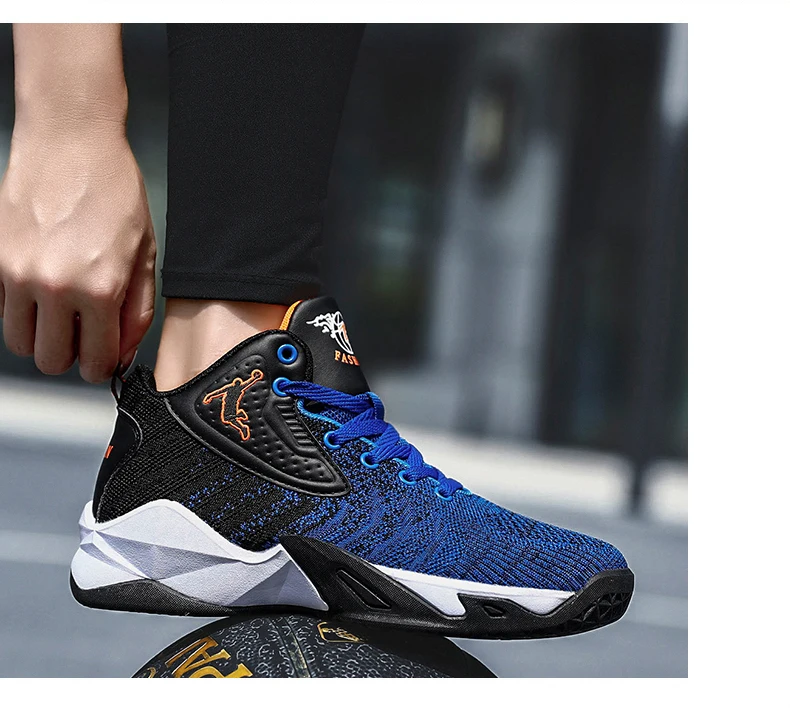 Новинка зимы Иордания баскетбол ShoesLight и износостойкие сетки Спортивная Для мужчин Иордания обувь большой унисекс с нескользящей подошвой; обувь для влюбленных