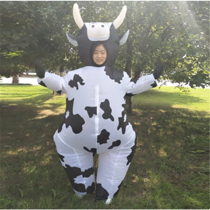 Inflatable Cow Costume For Women Adult Unisex Anime Fancy Dress Animal Milk Cattle Carnival Party Christmas Halloween Purim Anime Costumes Aliexpress