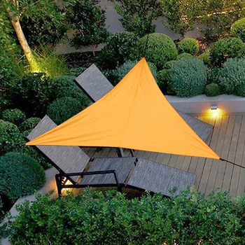 

2x2×2m Waterproof UV Sun Triangular Shade Sail Sun Shelter Sunshade Canopy Garden Yard Awnings Waterproof Car Sunshade Cloth