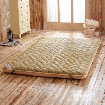 

Foam massage mattress double single dormitory mattress bamboo fiber linen air mattress