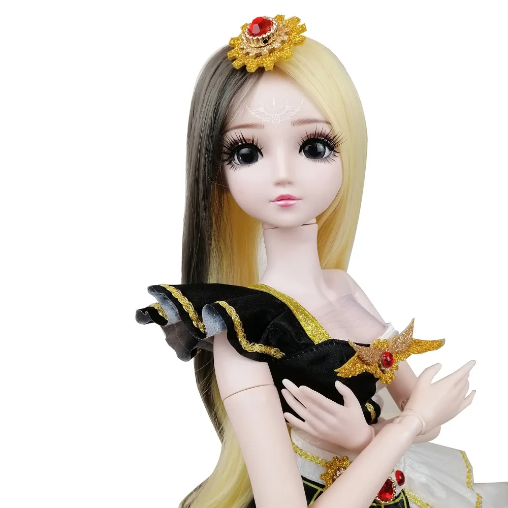 EVA BJD 2" BJD полный набор Афина 1/3 BJD кукла 56 см 19 шарнирные куклы торт модель игрушки+ аксессуары подарок DA001151