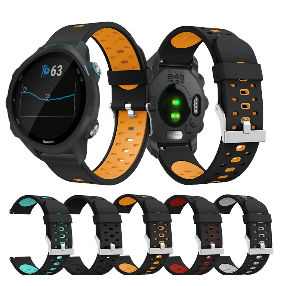 20 мм силиконовый ремешок для часов Samsung Galaxy Watch 42 Active 2 Gear S2 классический