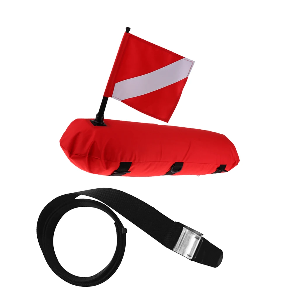 Scuba Diving Diver Float Buoy + Dive Flag + Weight Belt - Heavy Duty, Durable