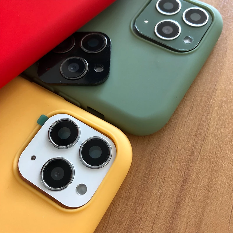 

For IPhone XR X XS MAX Seconds Change for IPhone 11 Pro Max Luxury Camera Lens Screen Protector Sticker Fake Camera Lens