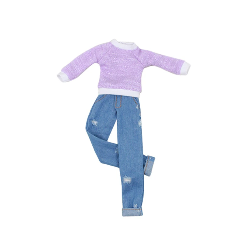 ICY DBS Blyth doll clothes jecci five bjd повседневная одежда джинсы игрушечный наряд|for dolls|bjd jeansfor |