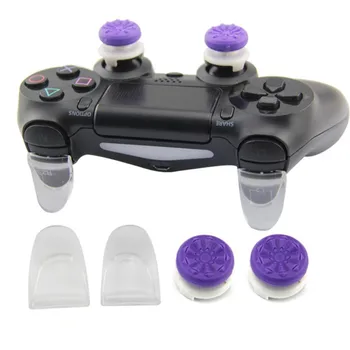 

4Pcs/set L2 R2 Trigger Extended Button Analog Extender Thumbstick Grips Enhanced Thumb Stick Caps For Playstation PS4 Controller