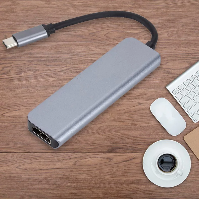 Новейший type-C к HDMI+ usb+ PD Многофункциональный узловой центр для адаптера Многофункциональный переходник type-c