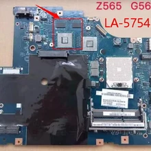 LA-5754P Z565 Материнская плата ноутбука материнская плата для G565 Z565 тест материнская плата ОК