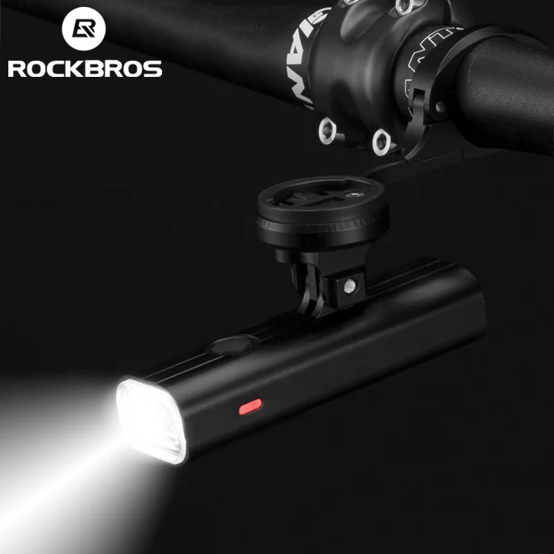 ROCKBROS 400LM велосипед светильник велосипедный головной с держателем IPX3 USB