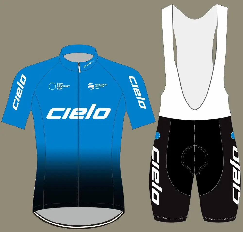 

CIELO cycling jersey pro team 2020 Customized sky all models summer bibs low price cycle clothes
