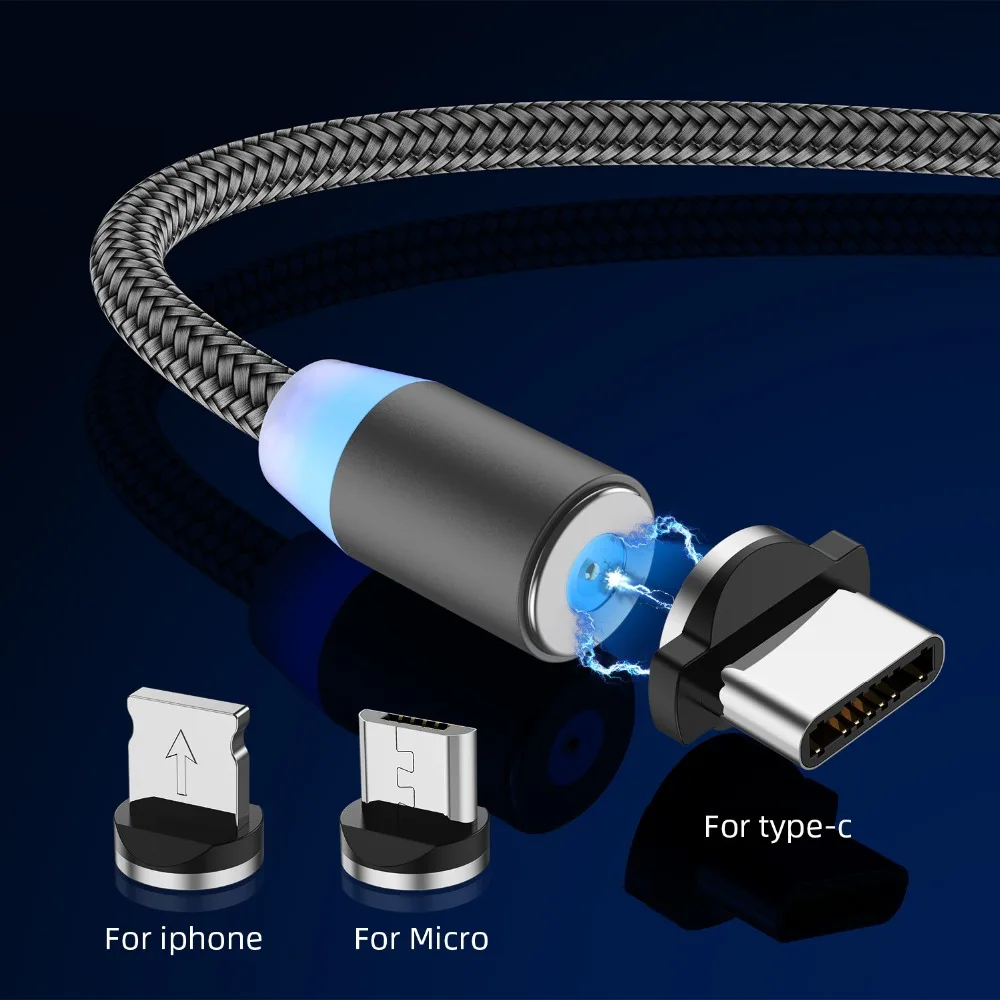 Moskado-Magnetic-Adsorption-Cable-For-IOS-Plug-USB-Cable-Quick-Charging-Type-C-USB-Magnet-Charger